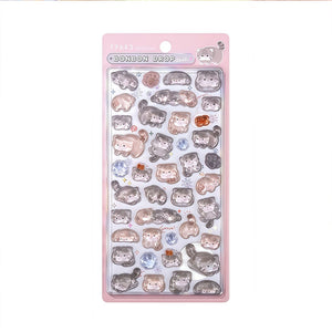 Handmade Monochrome Cat Pattern iPhone Case - mysquishcase