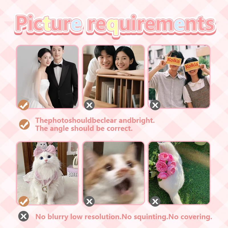 Custom Photo Cute Animal 3D Handmade iPhone Case