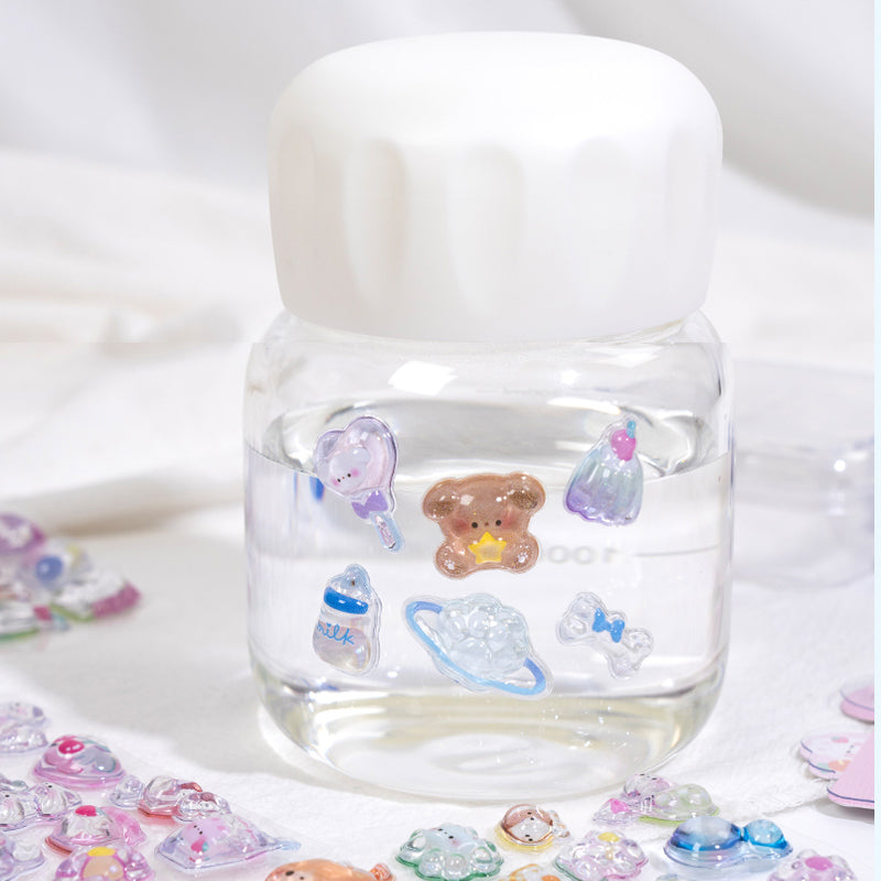 Dreamy Kawaii 3D Epoxy Resin Self - Adhesive Stickers for All Your Decorating Delights