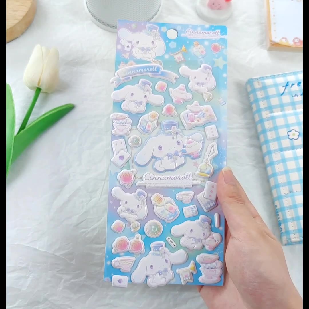 Children's 3D Cinnamoroll/Princess/Animal Stickers - Phone Case Decor