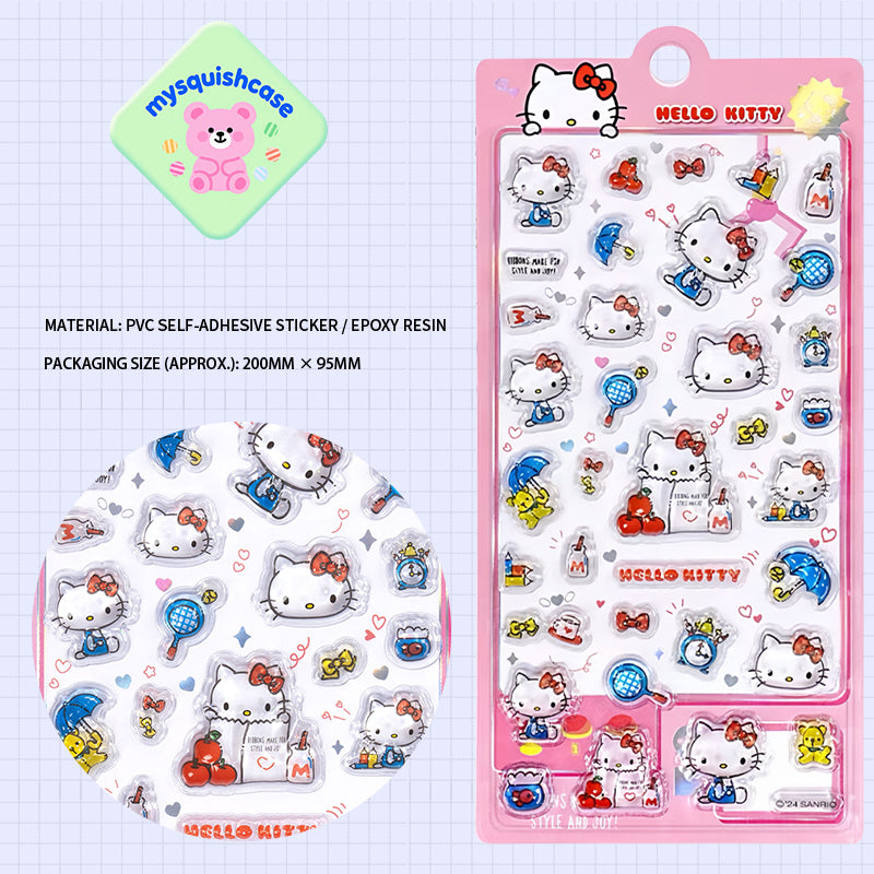 Playful 3D Epoxy Hello Kitty Stickers: Add Kawaii Cuteness to Your DIYs with These Whimsical Pals