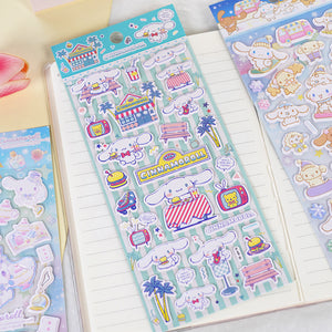 Children's 3D Cinnamoroll/Princess/Animal Stickers - Phone Case Decor - mysquishcase