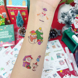 35 Glow-in-the-Dark Christmas Temporary Tattoos for Kids - mysquishcase