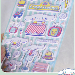 Children's 3D Cinnamoroll/Princess/Animal Stickers - Phone Case Decor - mysquishcase