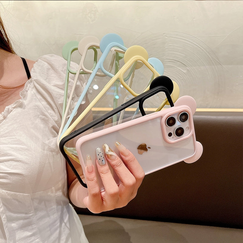 Handmade Kawaii Capybara Sticker Collage Clear Phone Case