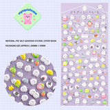 Adorable 3D zoo animal stickers with zebra, lion & cute designs. Soft squishy rubber, food-grade safe, residue-free & reusable. Perfect for phone cases, DIY crafts. Great for gifts!