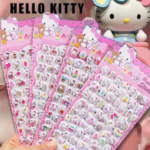 Handmade Hello Kitty & Bling Frame Collage Clear iPhone Case - mysquishcase