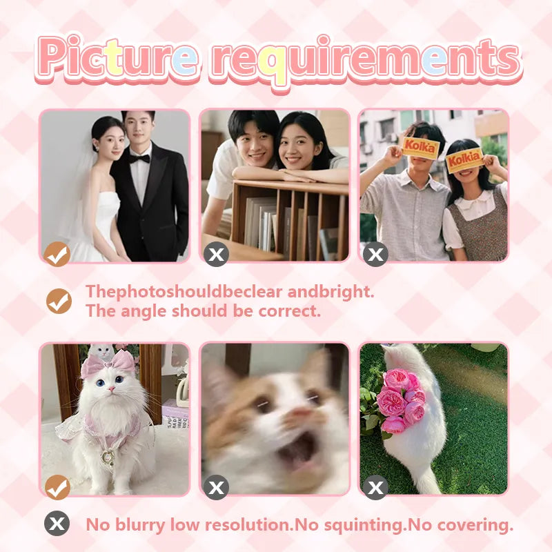 Custom Photo Cute Animal 3D Handmade iPhone Case