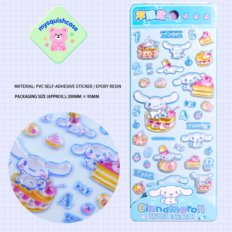 Cartoon Cute & Fun Stickers: Kuromi, Pochacco & My Melody Phone Case Decals