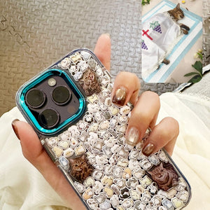 Create a unique handmade epoxy phone case with your pet or loved one's photo. Personalized memory case perfect for couples & pet lovers. Premium quality, custom-made to order.