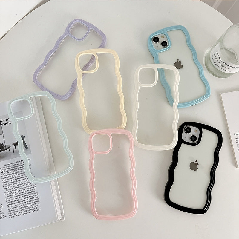 Handmade Kawaii Kuromi Sticker Collage Clear Phone Case