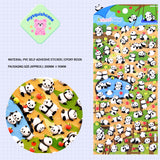 Adorable 3D puffy bubble stickers with mini animal designs. Soft, squishy texture, food-grade safe, removable & reusable. Perfect for DIY phone cases, crafts. Great for kids & adults!