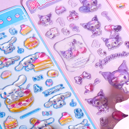 Cartoon Cute & Fun Stickers: Kuromi, Pochacco & My Melody Phone Case Decals