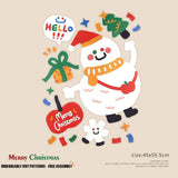 Christmas Anti-Static Glass Door Creative Stickers - Decorations
