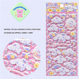 Adorable 3D Cinnamoroll, princess & animal stickers. Soft rubber, squishy texture, food-grade safe, removable & reusable. Perfect for phone cases, DIY crafts. Great for kids & adults!