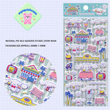 Adorable 3D Cinnamoroll, princess & animal stickers. Soft rubber, squishy texture, food-grade safe, removable & reusable. Perfect for phone cases, DIY crafts. Great for kids & adults!