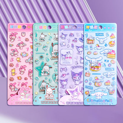 Cartoon Cute & Fun Stickers: Kuromi, Pochacco & My Melody Phone Case Decals
