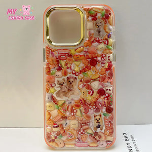 Custom 3D Pet Portrait Phone Case | Handmade Mirror-Glaze Daily Art - mysquishcase