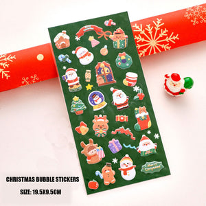 3D Bubble Stickers - Christmas Small Gifts for Kids