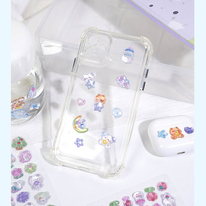 Cute cartoon PVC self - adhesive stickers, suitable for DIY decoration