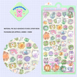 Charming 3D epoxy resin animal stickers perfect for DIY phone cases and crafts. High-quality self-adhesive kawaii decor stickers for creative personalization!