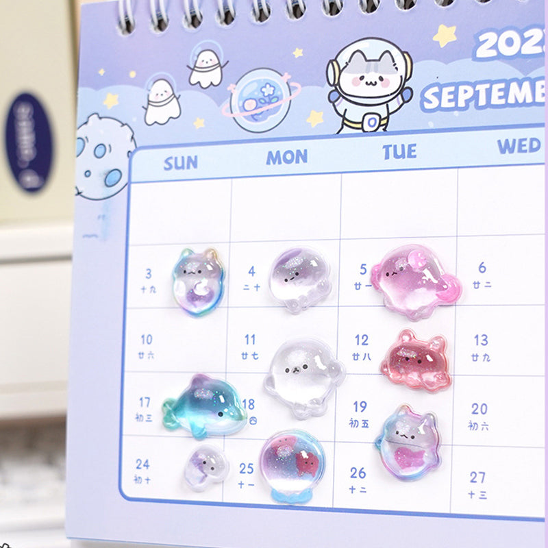 Adorable Kawaii 3D Epoxy Resin Self - Adhesive Animal Stickers for All Your DIY Decor Needs