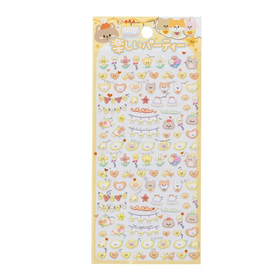 3D Puffy Animal Stickers, Dopamine Ins Style Cartoon Decals, Journal & CCD Phone Decorations