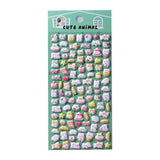Cat Rainbow Paradise - Themed 3D Bubble Gum Stickers