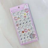 Chiikawa 3D Crystal PVC Stickers | Usagi, Hachiware & Chii Kawaii Stickers