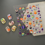 Adorable 3D embossed nail stickers featuring cute penguin, bear, and small animal patterns. Easy to apply, long-lasting nail art decals. Perfect for DIY manicures, parties, and everyday wear.