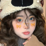 Love Heart Blush, Christmas Tree Makeup, Face Stickers, Fun Cosplay Tattoos, Children's Cartoon Reindeer Makeup