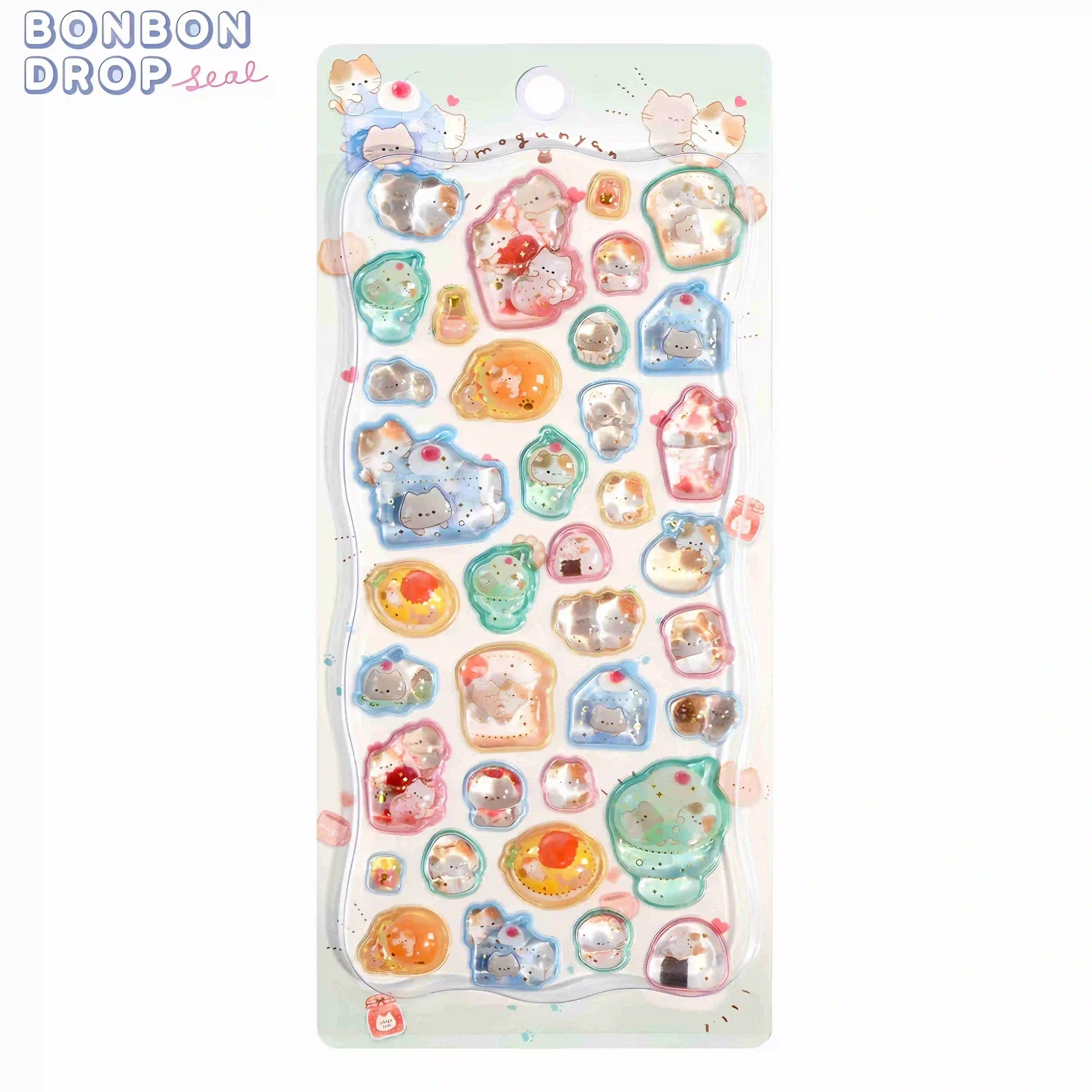Handmade DIY 3D Resin Cat Sticker Phone Case - Cute Dessert Theme Kawaii Cover - mysquishcase