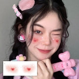 Love Heart Blush, Christmas Tree Makeup, Face Stickers, Fun Cosplay Tattoos, Children's Cartoon Reindeer Makeup