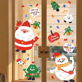 Christmas Anti-Static Glass Door Creative Stickers - Decorations
