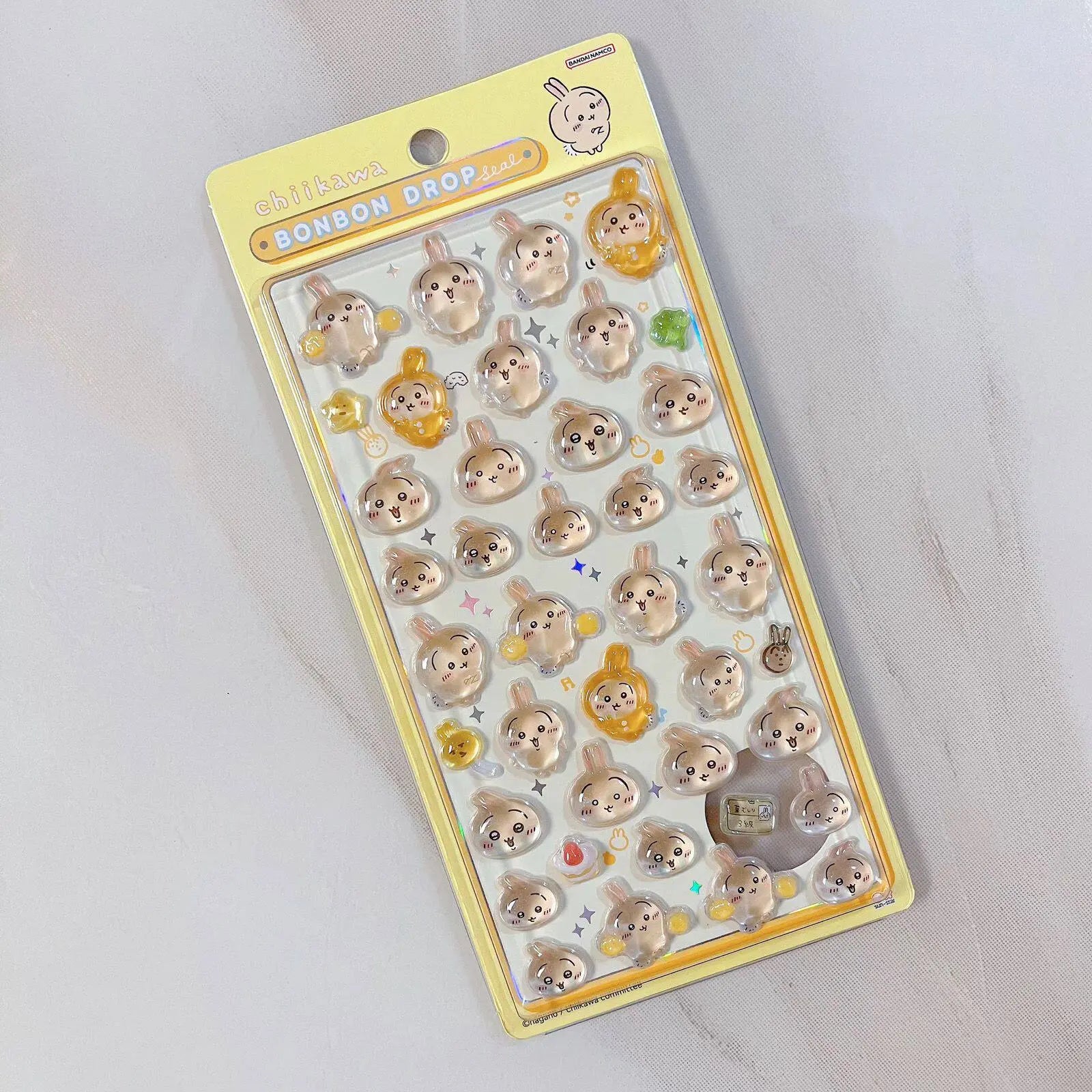 Chiikawa 3D Crystal PVC Stickers | Usagi, Hachiware & Chii Kawaii Stickers