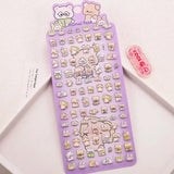 3D Cute Gummy Bear Phone Case | Cream White Bumper Kawaii Pastel Bedtime Bear Cover