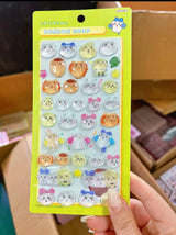 2026716 3D Chiikawa Phone Case | Pastel Pink Kawaii Friends Charm Clear Cover