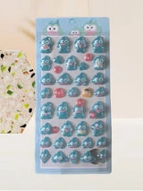 3D Cute Hangyodon Phone Case | Sparkle Rhinestone Pastel Blue Sea Bazaar Cover