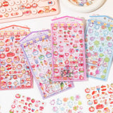 3D Cute Sweet Ice Treats Phone Case | Crystal Clear Kawaii Sundae Dessert Cover
