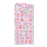 3D Cute Strawberry Candy Bunny Phone Case | Pastel Pink Kawaii Dessert Clear Cover