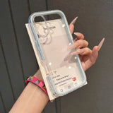 3D Cute Maltese Dog Phone Case | Pastel Blue Kawaii Puppy Clear Cover
