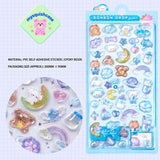 Dreamy Kawaii 3D Epoxy Resin Self - Adhesive Stickers for All Your Decorating Delights - mysquishcase